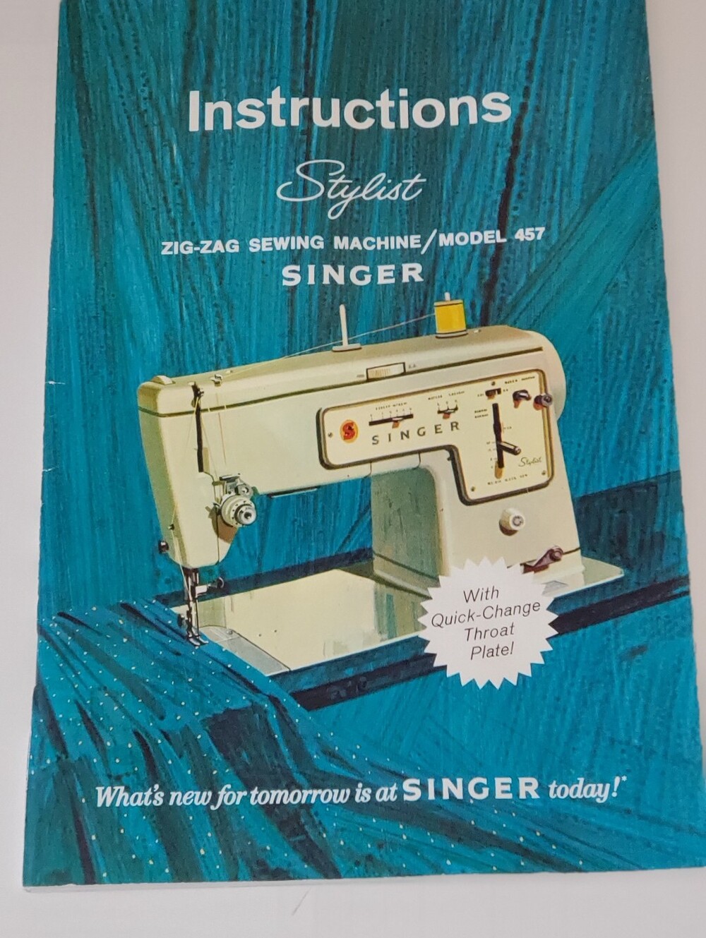 Singer Manuel For Zig-Zag Sewing Machine